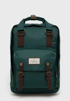 Doughnut rucsac barbati, culoarea verde, mare, neted imagine
