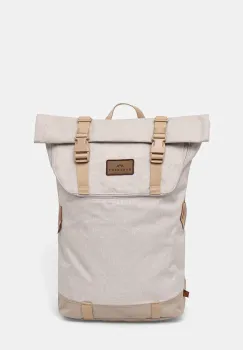 Doughnut rucsac Christopher Happy Camper culoarea bej, mare, neted, D195HA-0009 imagine