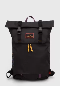 Doughnut rucsac Christopher Happy Camper culoarea negru, mare, neted, D195HA-0003 imagine