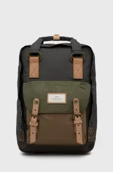 Doughnut Rucsac Macaroon barbati, culoarea verde, mic, material neted imagine