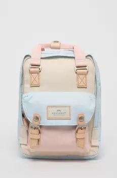 Doughnut Rucsac Macaroon Mini femei, mic, material neted imagine
