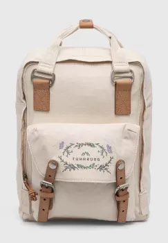 Doughnut rucsac Macaroon Sweetened Fantasy culoarea bej, mare, cu imprimeu, D010SF-0011 imagine
