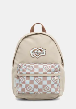 Doughnut rucsac Plus One Mini Kaleido culoarea bej, mic, cu imprimeu, D349MKD-000195 imagine