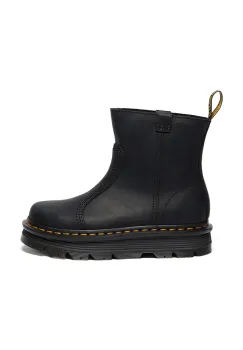 Dr. Martens botine ZebZag Rigger culoarea negru, cu toc plat, DM42662001 imagine