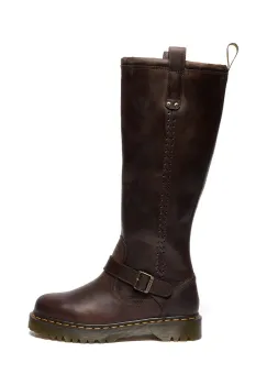 Dr. Martens cizme Anistone culoarea maro, cu toc plat, DM41871200 imagine