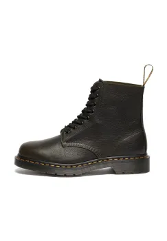 Dr. Martens cizme de piele 1460 Pascal culoarea verde, cu toc plat, DM31981300 imagine