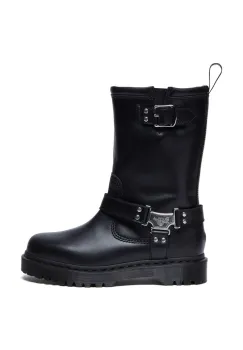 Dr. Martens cizme de piele Anistone Hi culoarea negru, cu platforma, DM32199001 imagine