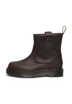 Dr. Martens cizme de piele Anistone Lo femei, culoarea maro, cu toc plat, DM31880201 imagine