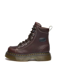 Dr. Martens cizme de piele Buzz 8i culoarea maro, cu platforma, DM42033200 imagine