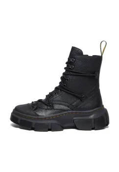 Dr. Martens cizme de piele DMXL femei, culoarea negru, cu platforma, DM41646001 imagine