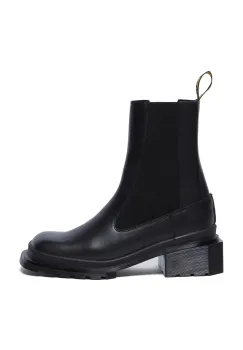 Dr. Martens cizme de piele Maybole Chelsea culoarea negru, cu toc drept, DM32069001 imagine