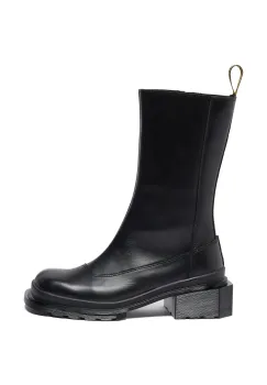 Dr. Martens cizme de piele Maybole Hi culoarea negru, cu toc drept, DM41993001 imagine