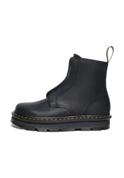 Dr. Martens cizme de piele ZebZag Laceless culoarea negru, cu toc plat, izolare usoara, DM42653001 imagine