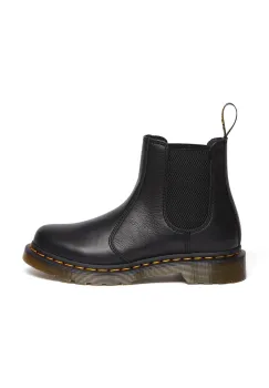 Dr. Martens ghete chelsea de piele 2976 femei, culoarea maro, cu toc plat, DM30698001 imagine