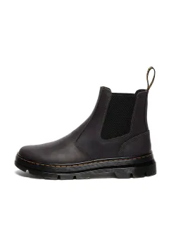 Dr. Martens ghete chelsea de piele Embury Chelsea Boot culoarea gri, cu platforma, DM42013020 imagine