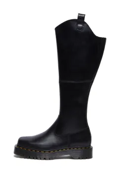 Dr. Martens ghete de piele Amaayah Hi culoarea negru, cu platforma, DM31947001 imagine