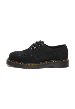 Dr. Martens pantofi de piele intoarsa Ramsey culoarea negru, cu toc plat, DM40572001 imagine
