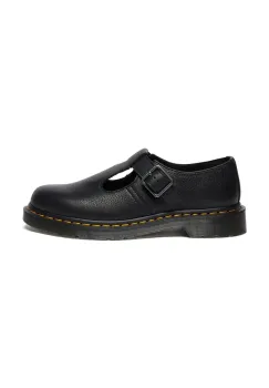 Dr. Martens pantofi de piele Polley culoarea negru, cu toc plat, DM41408001 imagine