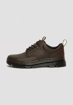 Dr. Martens pantofi de piele Reeder barbati, culoarea maro, DM27103207 imagine