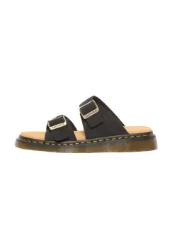 Dr. Martens papuci din piele Josef culoarea negru, DM41082001 imagine