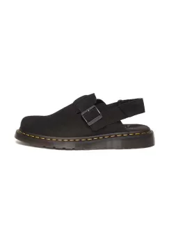 Dr. Martens sandale din piele intoarsa Jorge II barbati, culoarea negru, DM31563001 imagine
