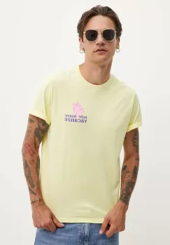 Drivemebikini tricou din bumbac Sole Mare Vacanze culoarea galben, cu imprimeu imagine