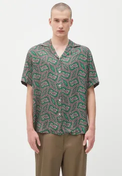 Drole de Monsieur camasa La Chemise Paisley culoarea verde, cu guler clasic, relaxed, H.SH229.VI021 imagine