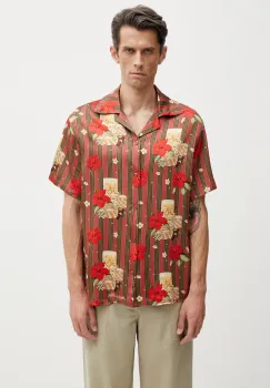 Drole de Monsieur camasa pentru barbati, cu vascoza Hibiscus Club imagine