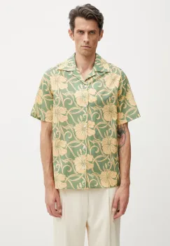 Drole de Monsieur camasa pentru barbati, din bumbac Hibiscus Monoramme imagine