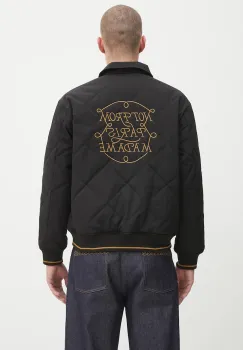 Drole de Monsieur geaca La Veste Slogan Tresses culoarea negru, de iarna, H.JT236.PL163 imagine
