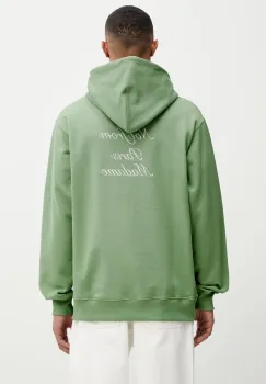Drole de Monsieur hanorac cu gluga pentru barbati, din bumbac Le Hoodie Slogan Calligraphy imagine