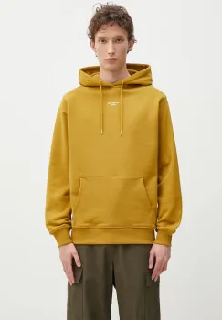 Drole de Monsieur hanorac de bumbac Le Hoodie Slogan Classique barbati, culoarea verde, cu gluga, cu imprimeu, G-HO161-CO127-MS imagine