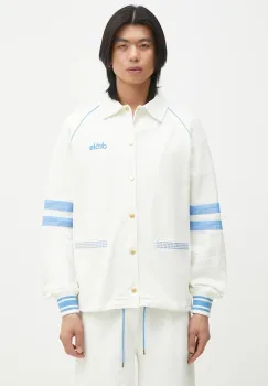 Drole de Monsieur hanorac de bumbac Le Veste AprEs-sport barbati, culoarea alb, uni, G-JT227-CO162-OW imagine