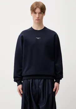 Drole de Monsieur hanorac pentru barbati din bumbac Le Sweatshirt Slogan Classique imagine