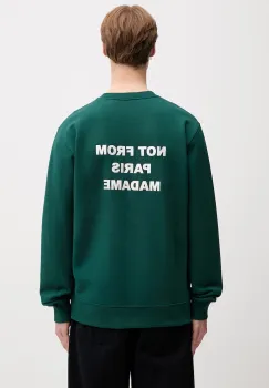 Drole de Monsieur hanorac pentru barbati din bumbac Le Sweatshirt Slogan imagine