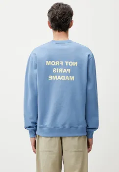 Drole de Monsieur hanorac pentru femei, din bumbac Le Sweatshirt Slogan imagine