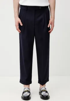 Drole de Monsieur pantaloni pentru barbati, cu amestec de lana imagine