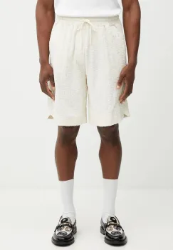 Drole de Monsieur pantaloni scurti din bumbac Monogramme imagine