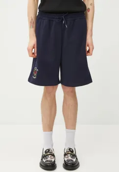 Drole de Monsieur pantaloni scurti din bumbac Slogan Rose imagine