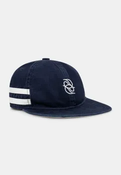 Drole de Monsieur sapca de baseball din bumbac La Casquette D Miroir culoarea albastru marin, cu imprimeu, G-CP169-CO138-DNY imagine