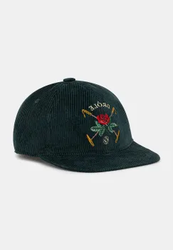 Drole de Monsieur sapca de baseball din catifea La Casquette Velours DrUle Rose culoarea turcoaz, I.CP189.CO236 imagine