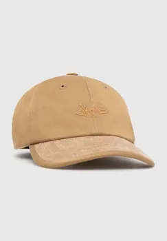 Drole de Monsieur sapca La Casquette Drole Gabardine culoarea bej, cu imprimeu, D-CP149-CO111-DBG imagine