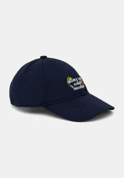 Drole de Monsieur sapca pentru barbati din bumbac Vine Embroidered Slogan imagine