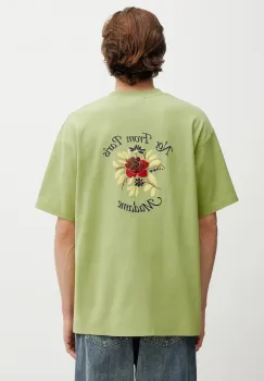 Drole de Monsieur tricou din bumbac Slogan Rose imagine