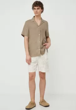 Drykorn camasa de in BIJAN_2 culoarea bej, regular, 126004 47356 imagine