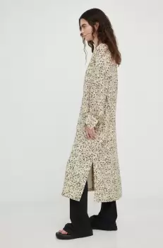 Drykorn rochie culoarea bej, midi, drept imagine