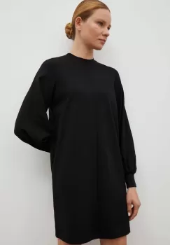 Drykorn rochie culoarea negru, mini, drept imagine