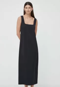 Drykorn rochie ELANA culoarea negru, maxi, drept, 130014 60613 imagine