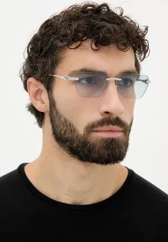 DSQUARED2 ochelari de soare culoarea argintiu, D2 0102/S imagine