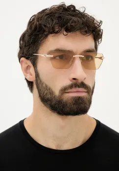 DSQUARED2 ochelari de soare culoarea auriu, D2 0102/S imagine